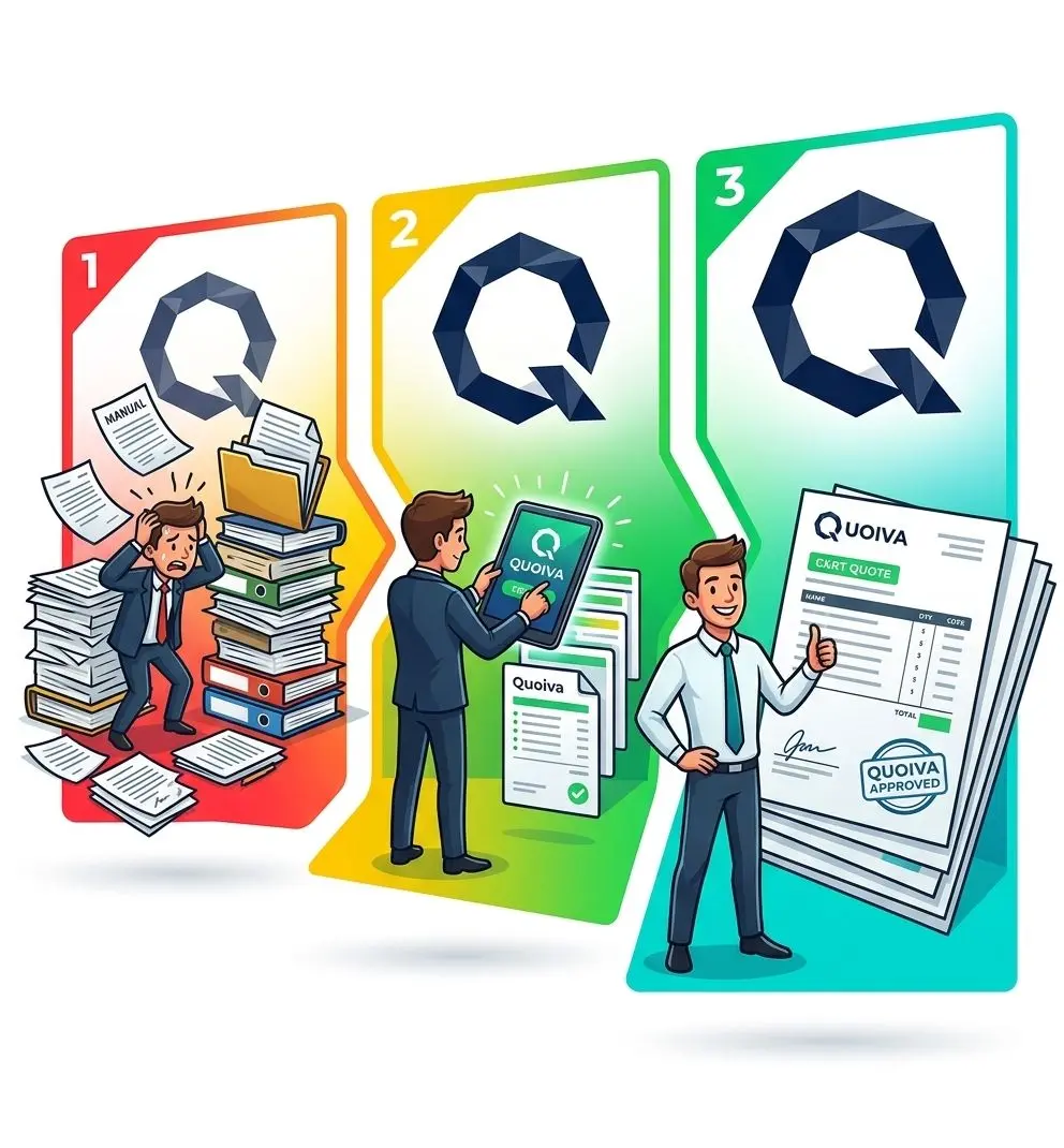 Tres pasos para crear presupuestos con Quoiva